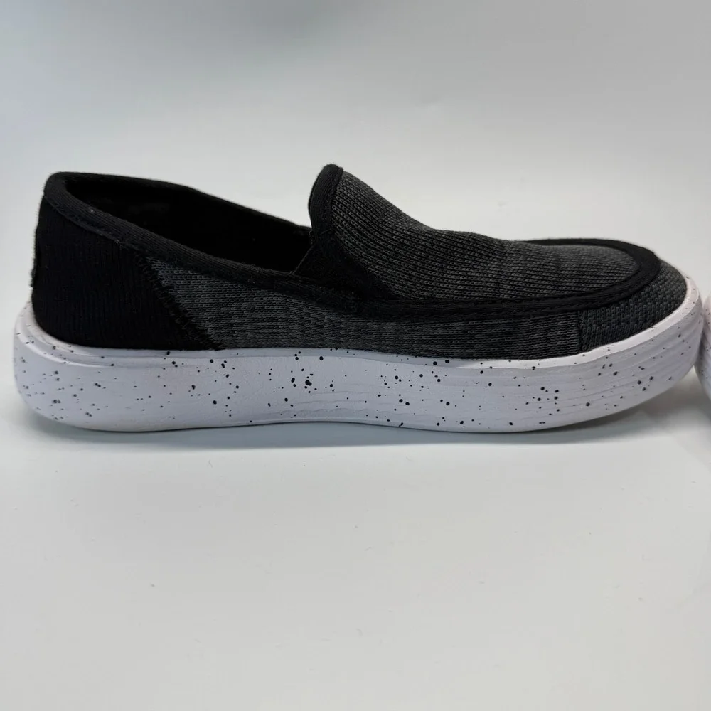 Hey Dude Sunapee W Sport Mesh Slip Pull On Shoe 40241-001 Black Women 7 - Picture 9 of 14